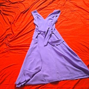 Hofmann Purple Tie Dress Size 6